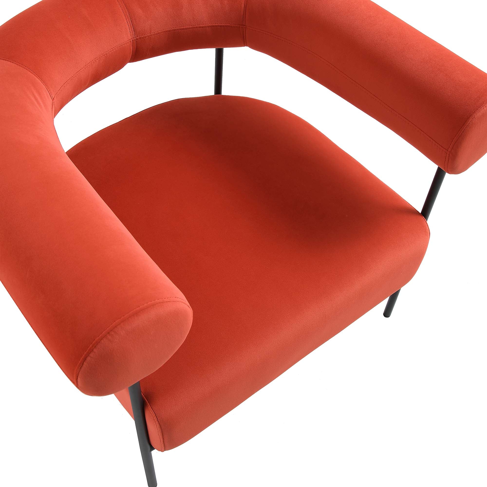 fulbourn rust ochre velvet armchair fulbourn rust ochre velvet armchair