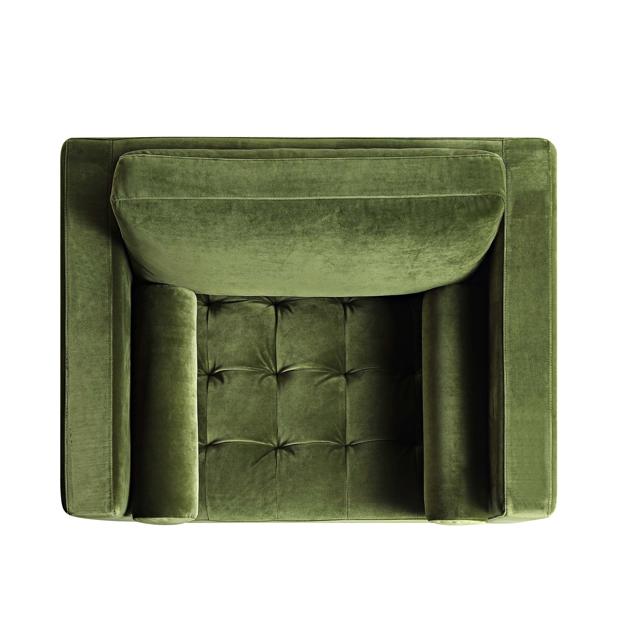 henrietta armchair, moss green velvet henrietta armchair, moss green velvet