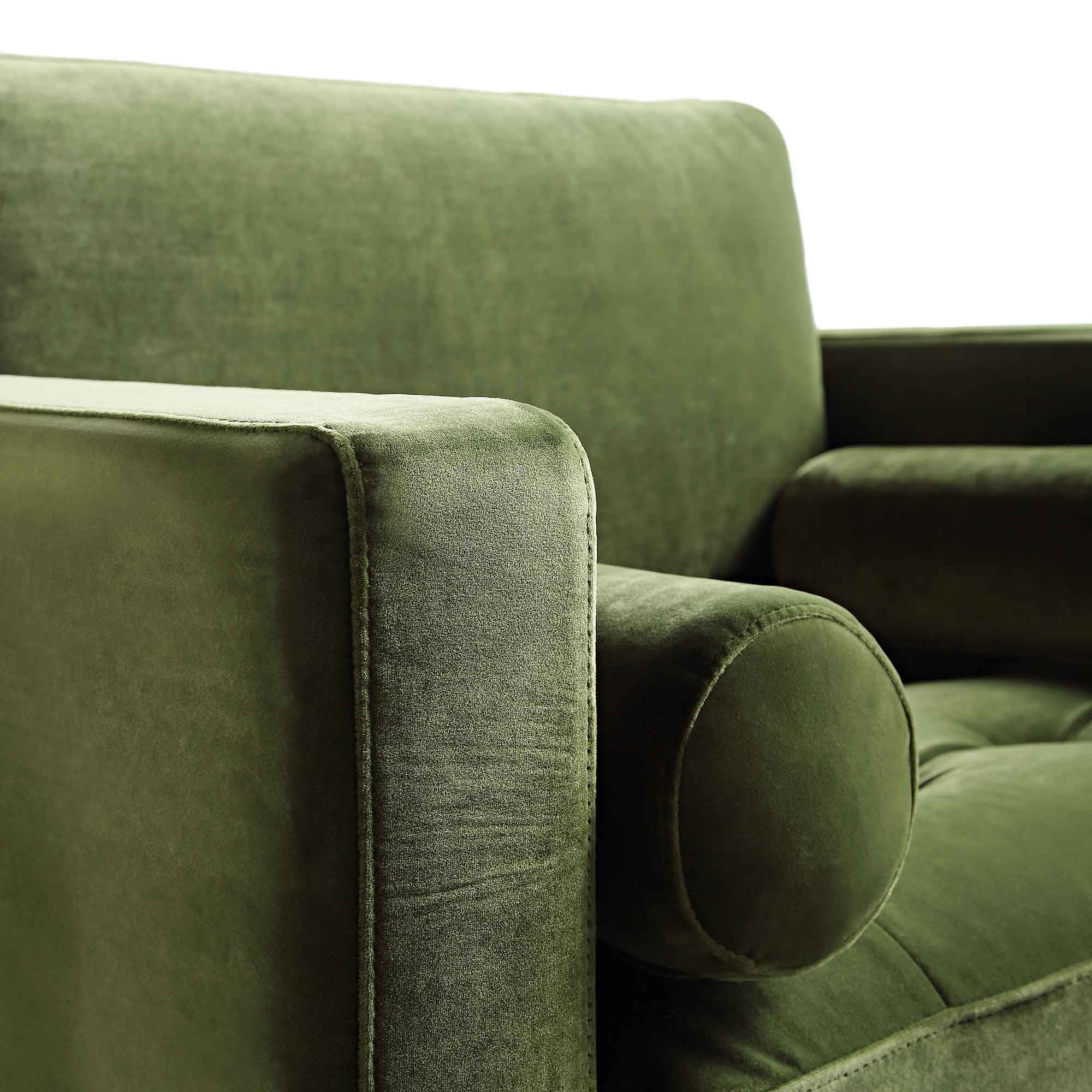 henrietta armchair, moss green velvet henrietta armchair, moss green velvet