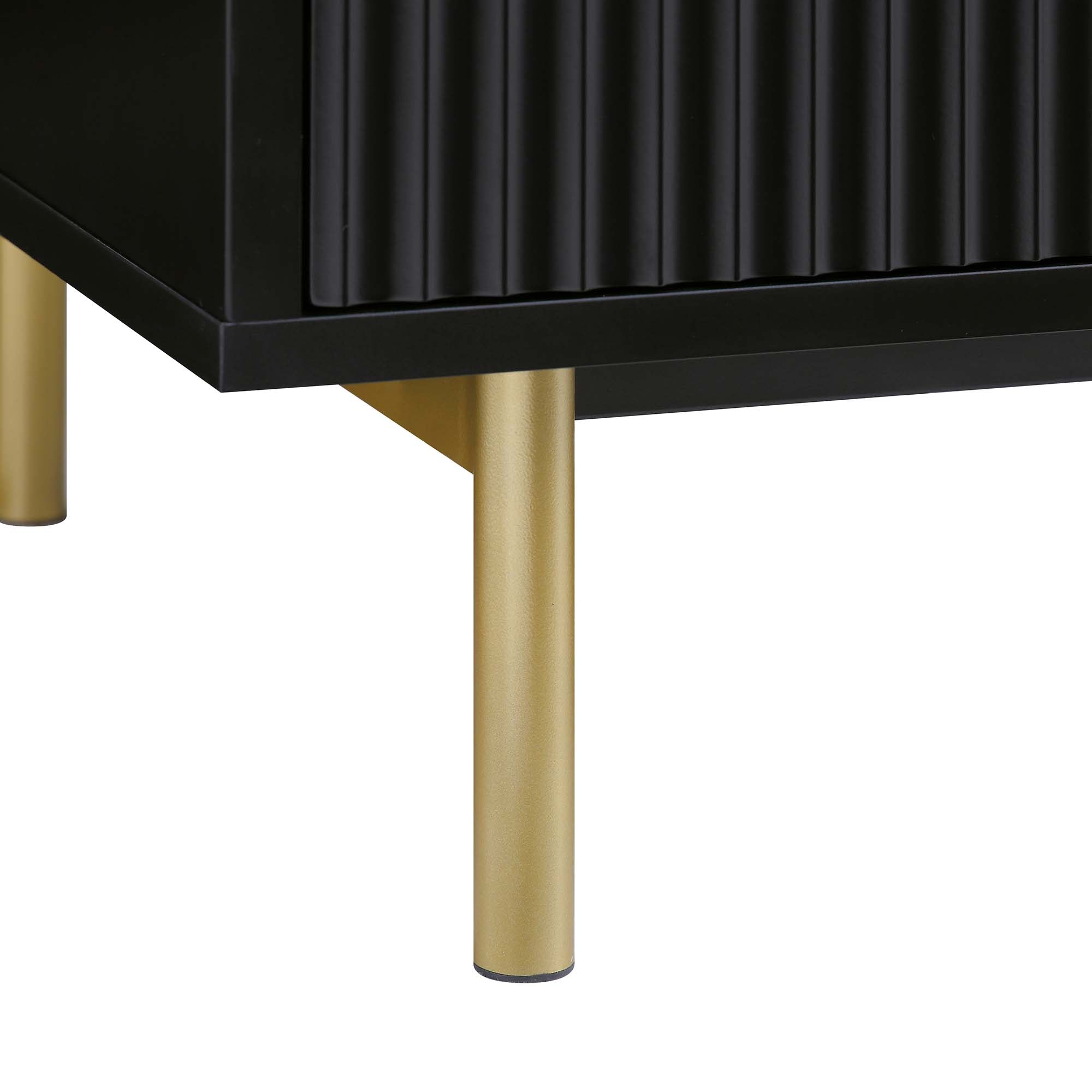 richmond ridged tall bookcase with doors, matte black richmond ridged tall bookcase with doors, matte black