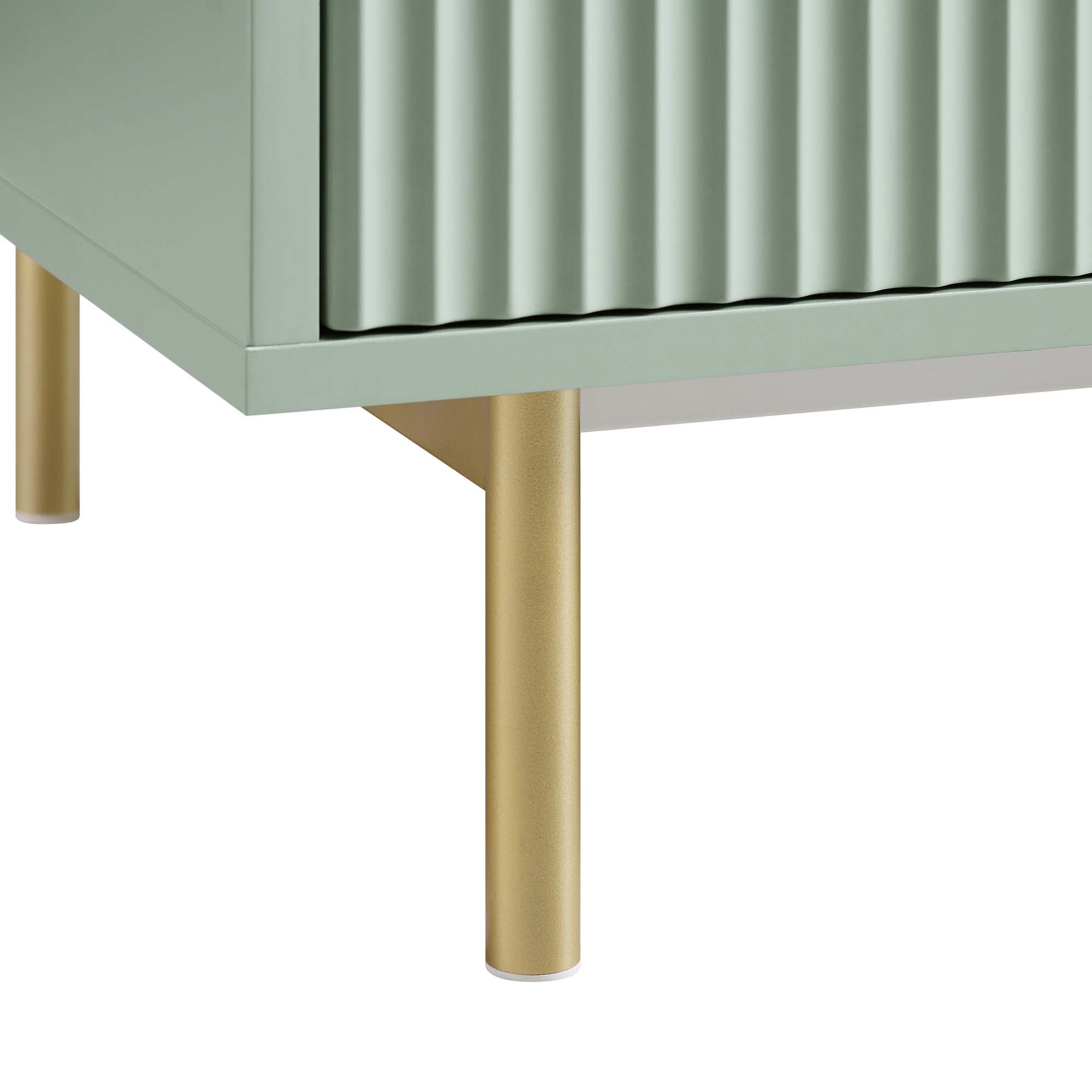 richmond ridged tall bookcase with doors, matte sage green richmond ridged tall bookcase with doors, matte sage green