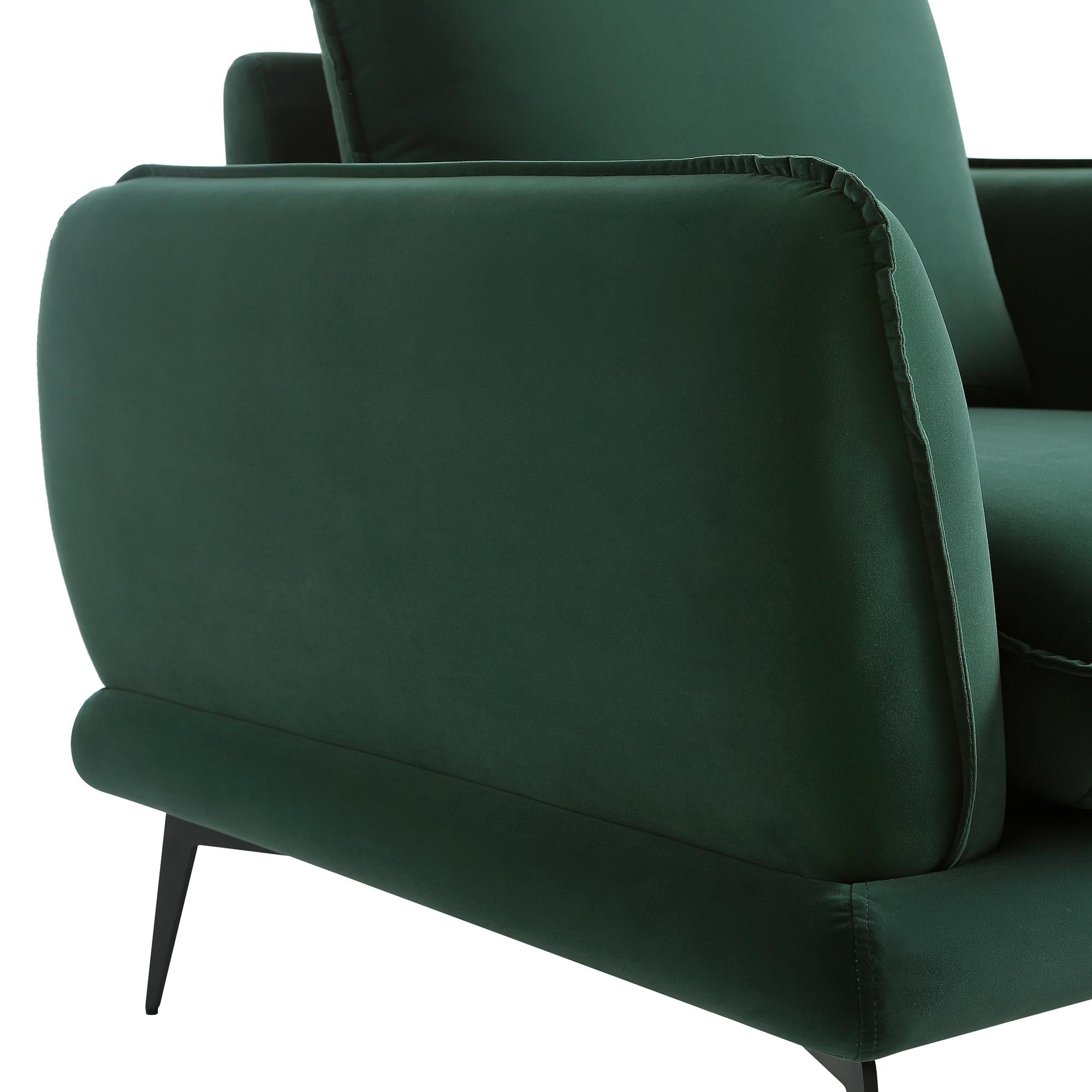 obriel forest green velvet armchair obriel forest green velvet armchair