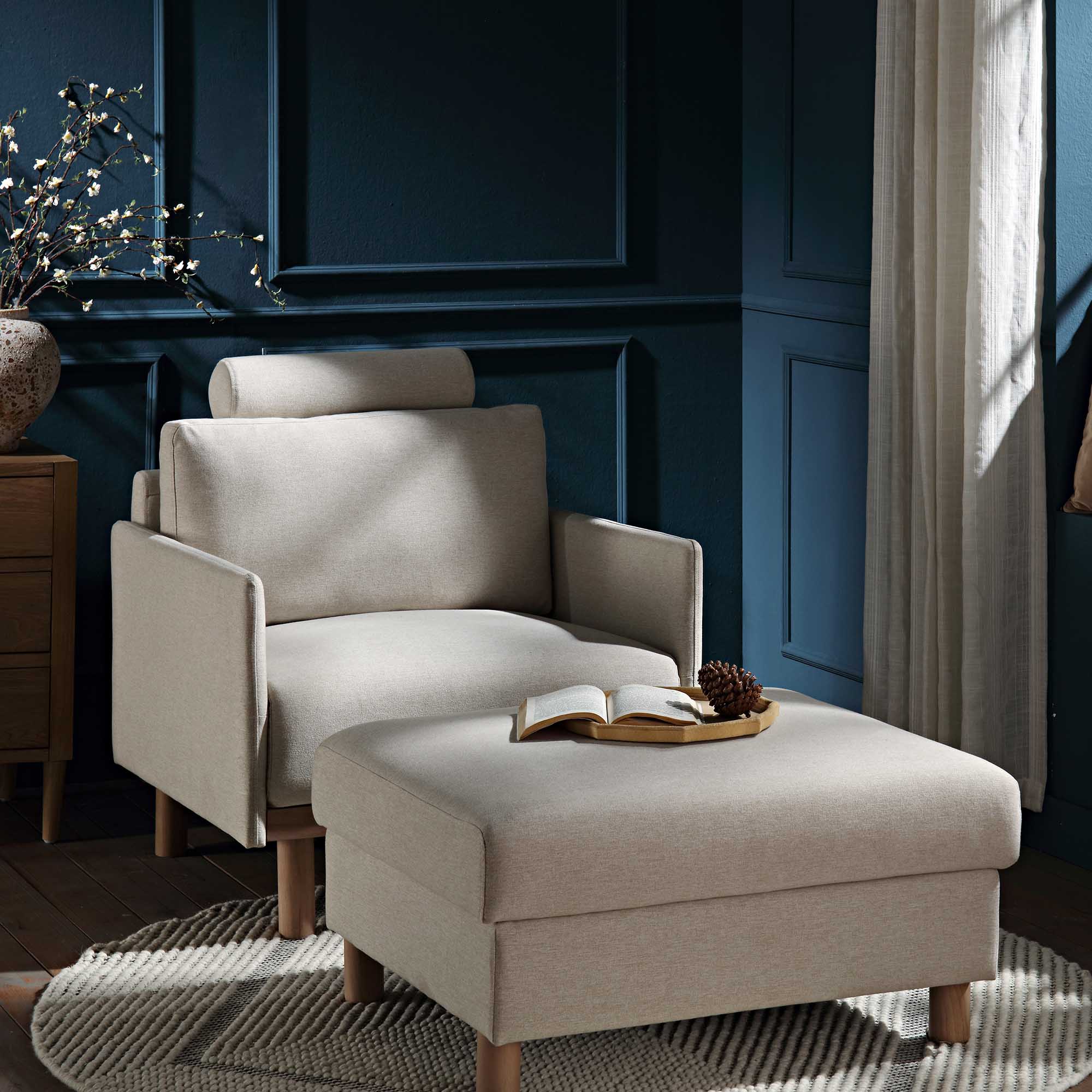 timber oatmeal fabric armchair timber oatmeal fabric armchair