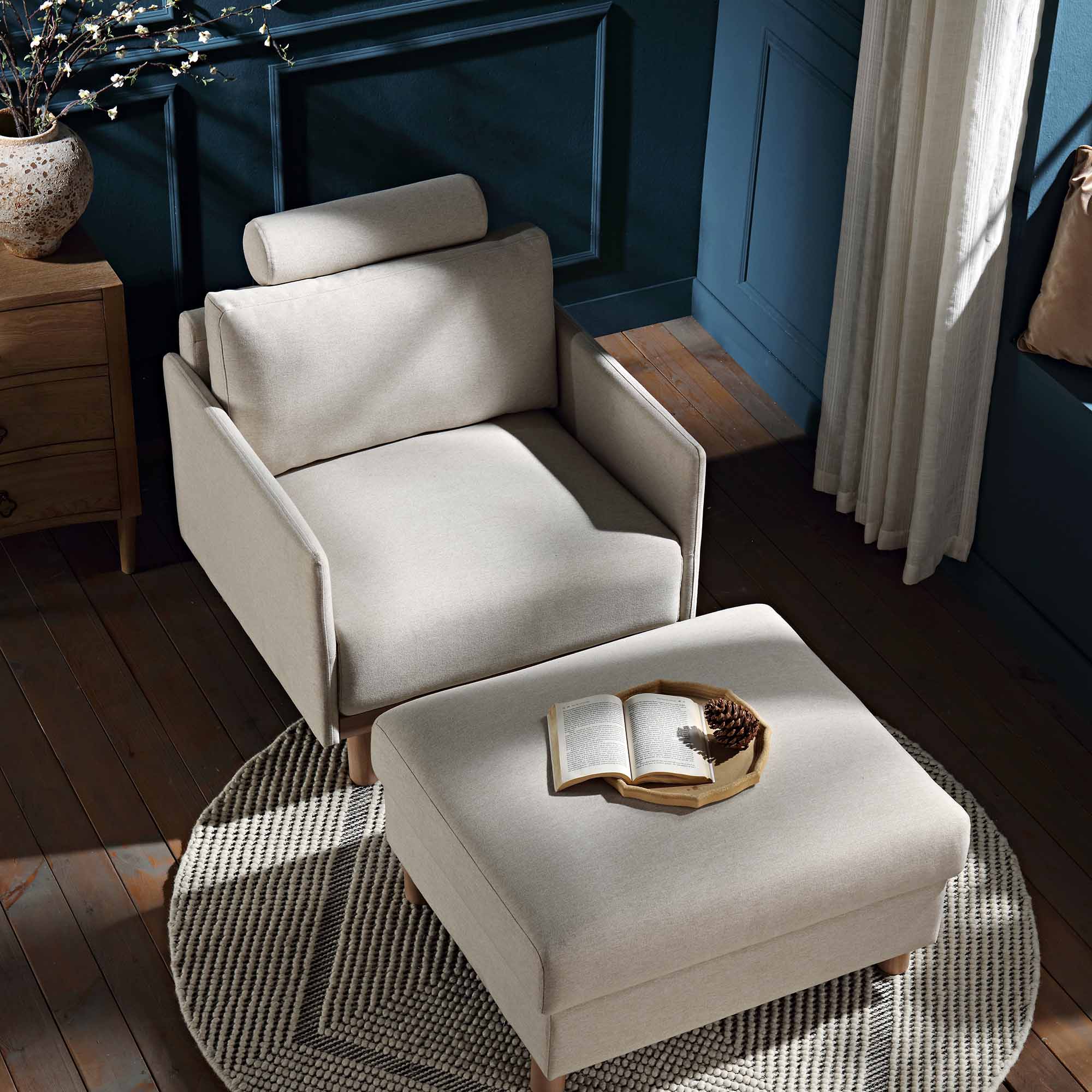 timber oatmeal fabric armchair timber oatmeal fabric armchair