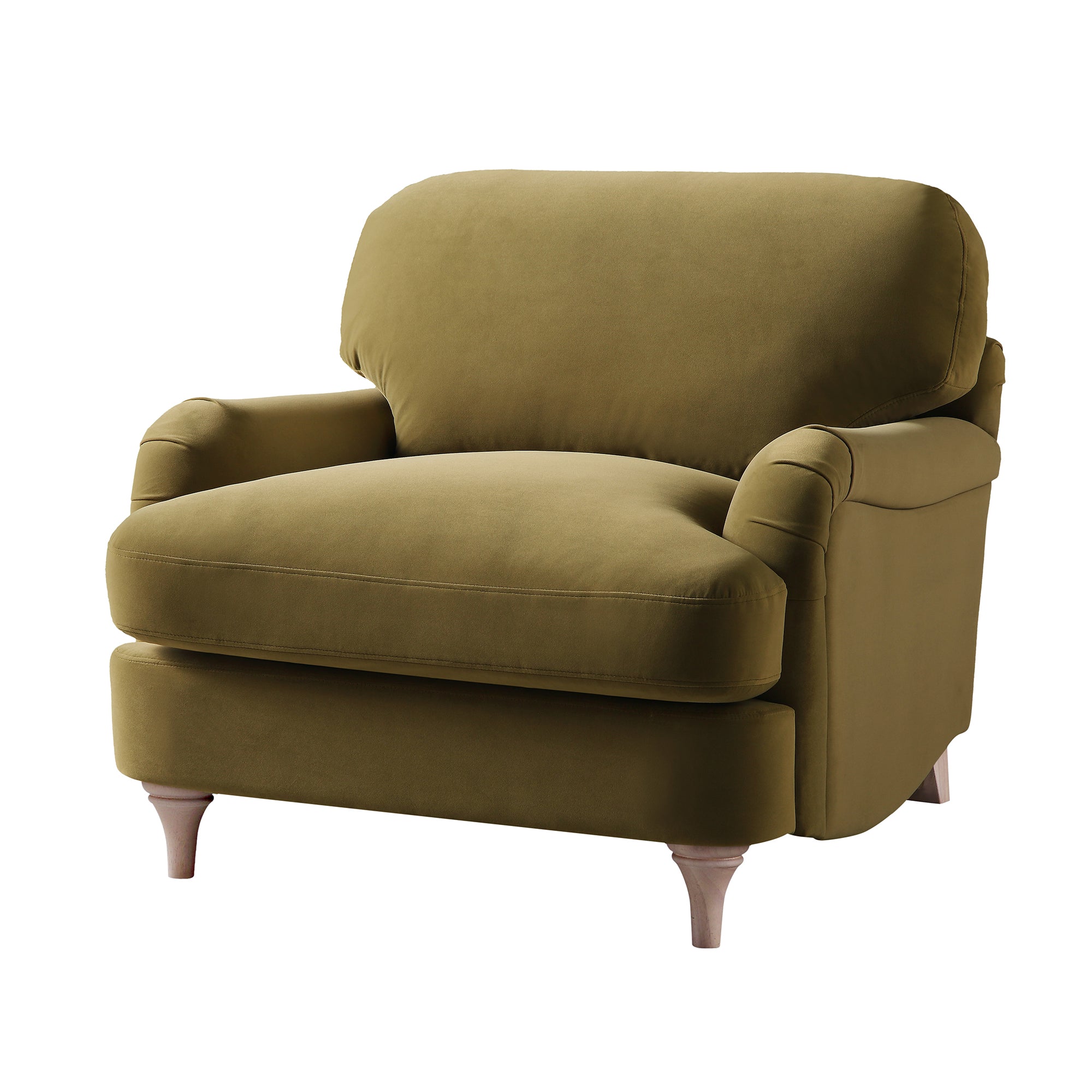 daphnis fudge velvet sofa, 1 seater daphnis fudge velvet sofa, 1 seater