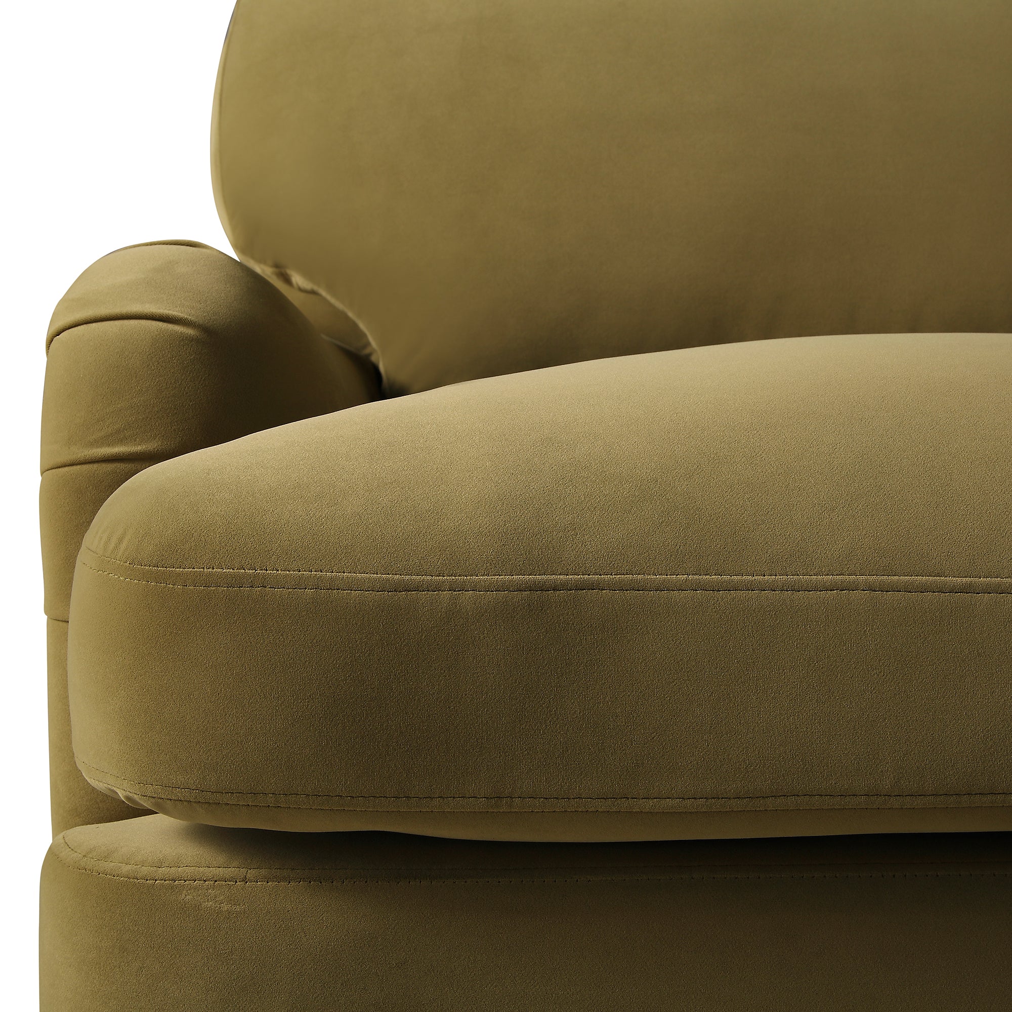 daphnis fudge velvet sofa, 1 seater daphnis fudge velvet sofa, 1 seater