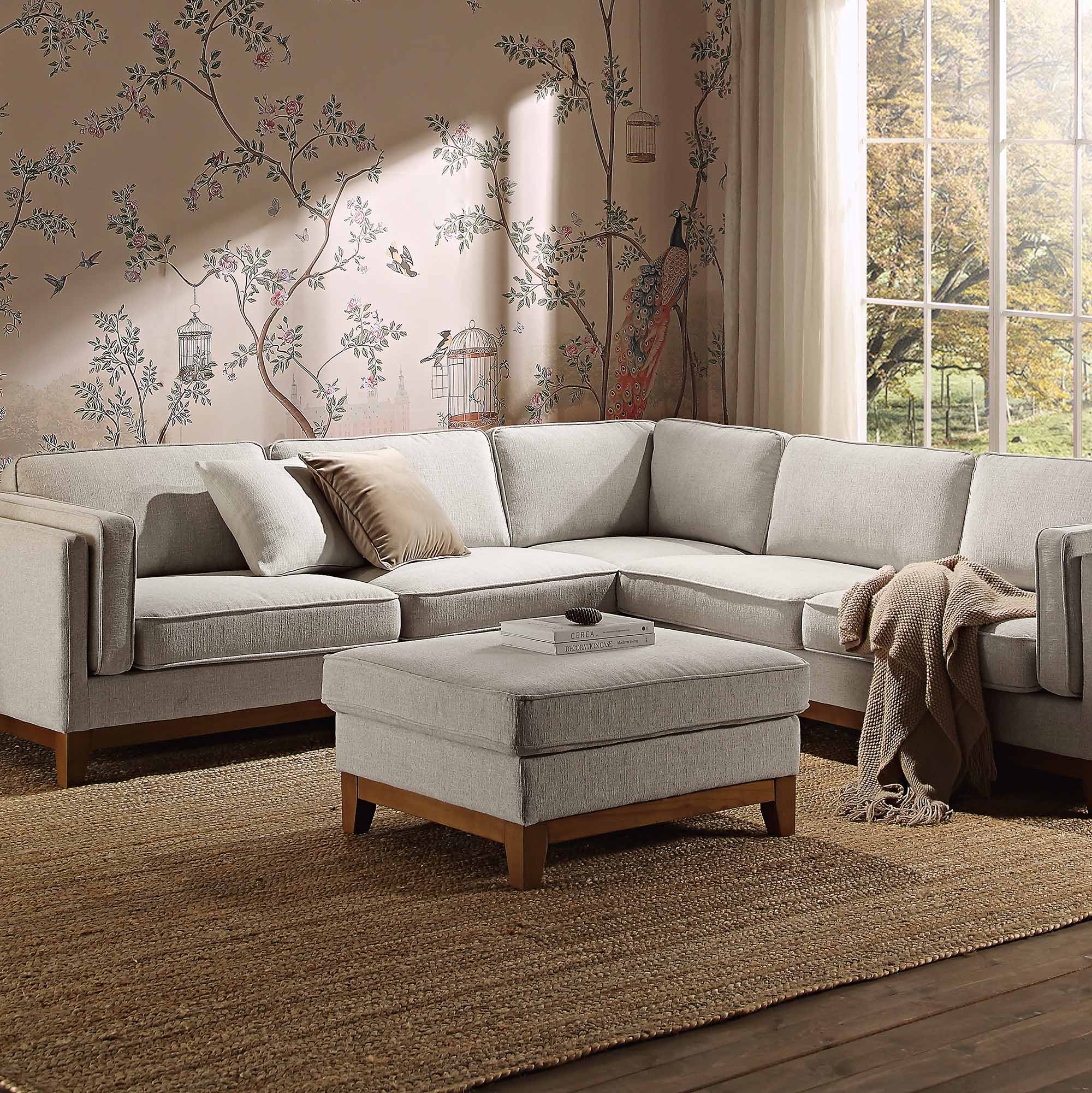 dipley oatmeal woven fabric grande corner sofa dipley oatmeal woven fabric grande corner sofa