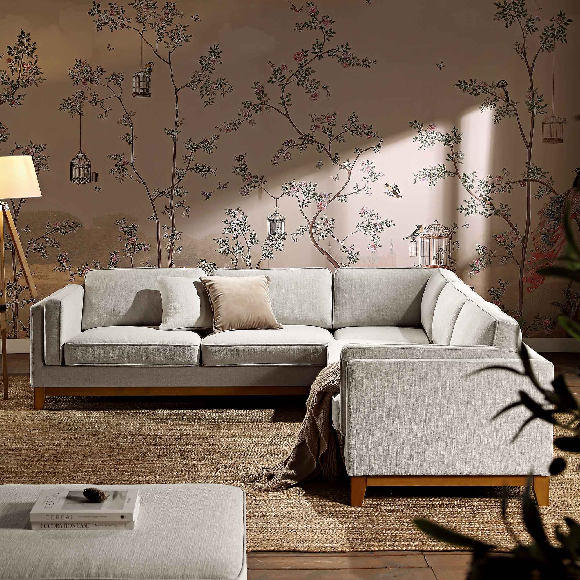 dipley oatmeal woven fabric grande corner sofa dipley oatmeal woven fabric grande corner sofa
