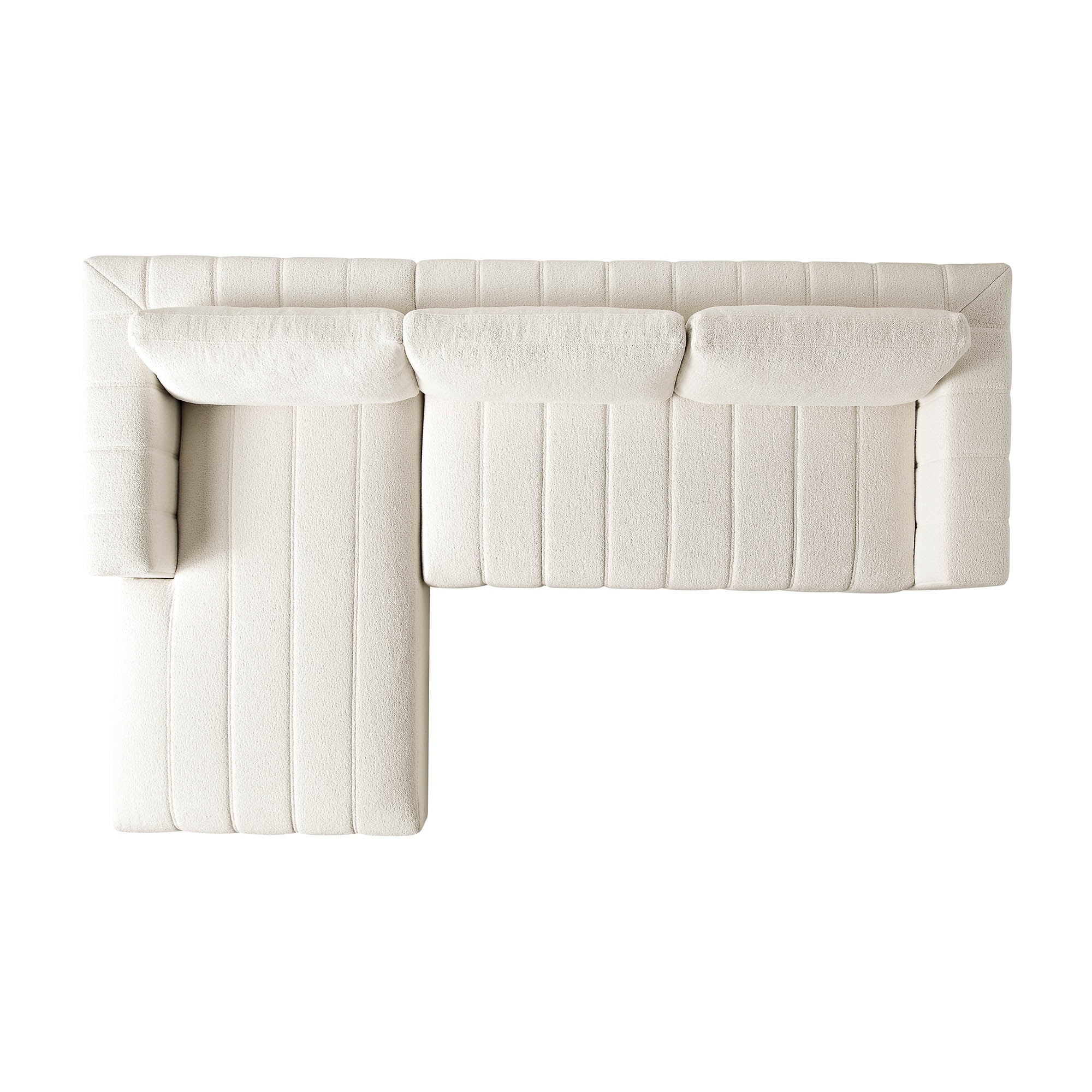 belsize beige boucle sofa with wooden base, large chaise left hand facing belsize beige boucle sofa with wooden base, large chaise left hand facing