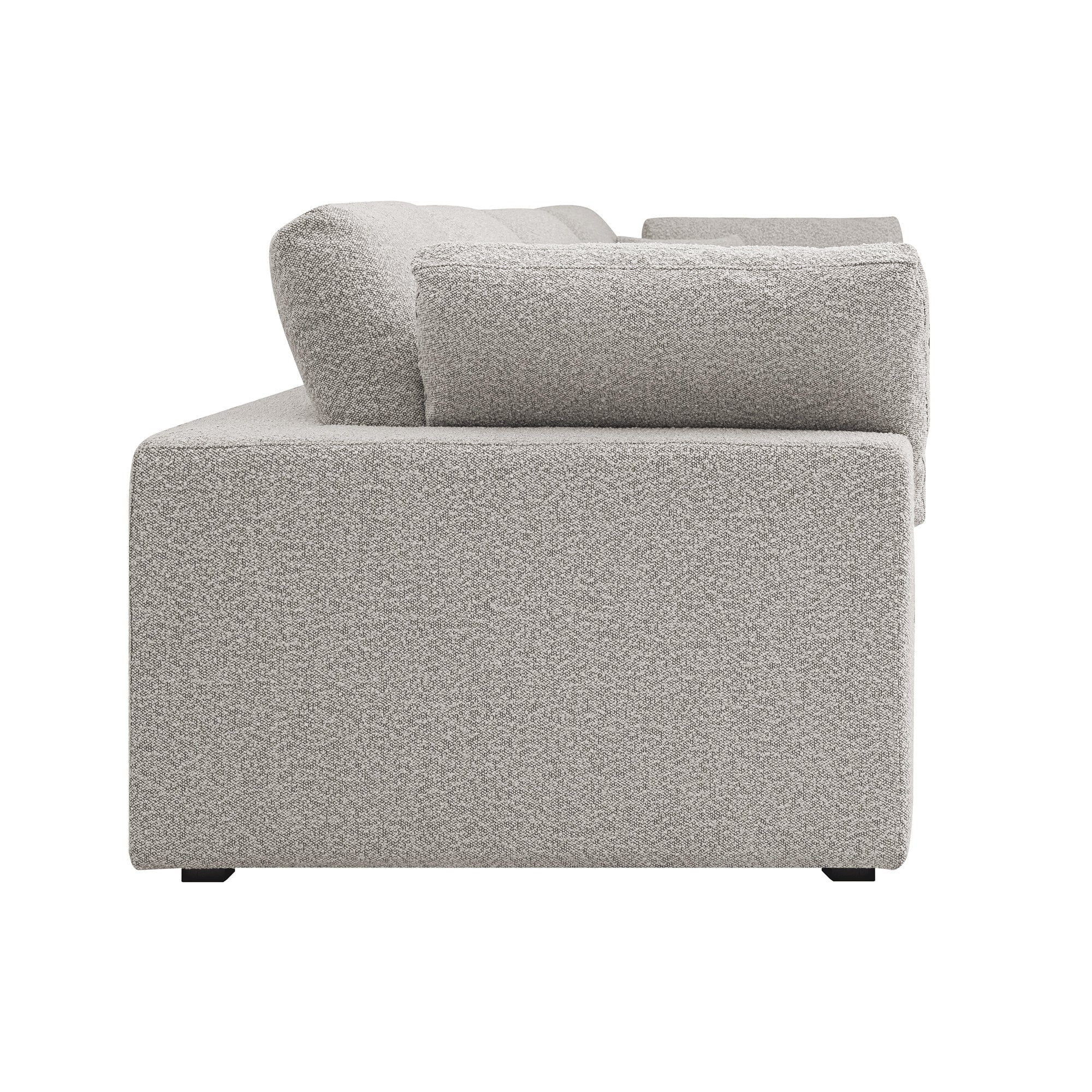 lutyens taupe boucle sectional sofa, 4 piece lutyens taupe boucle sectional sofa, 4 piece