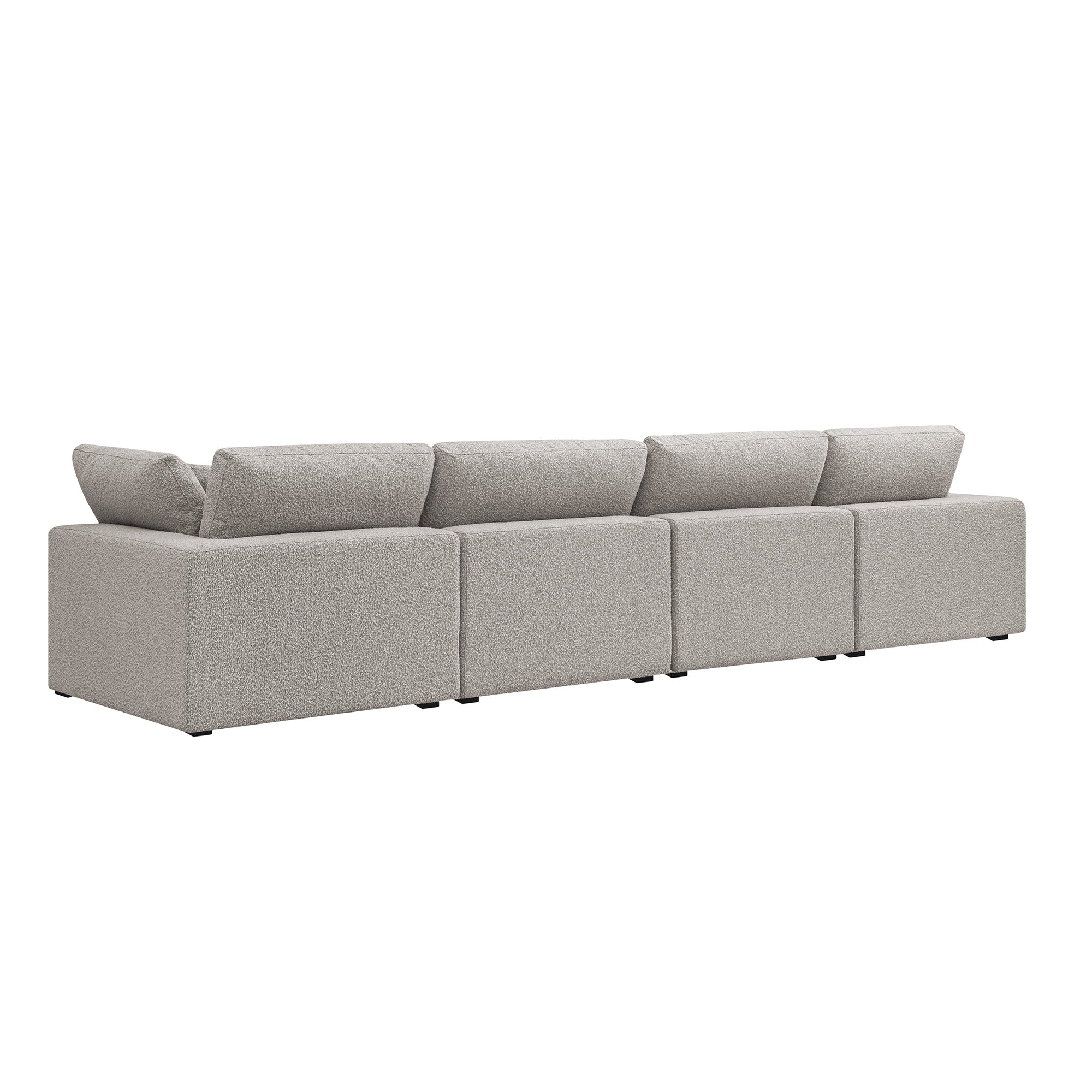 lutyens taupe boucle sectional sofa, 4 piece lutyens taupe boucle sectional sofa, 4 piece