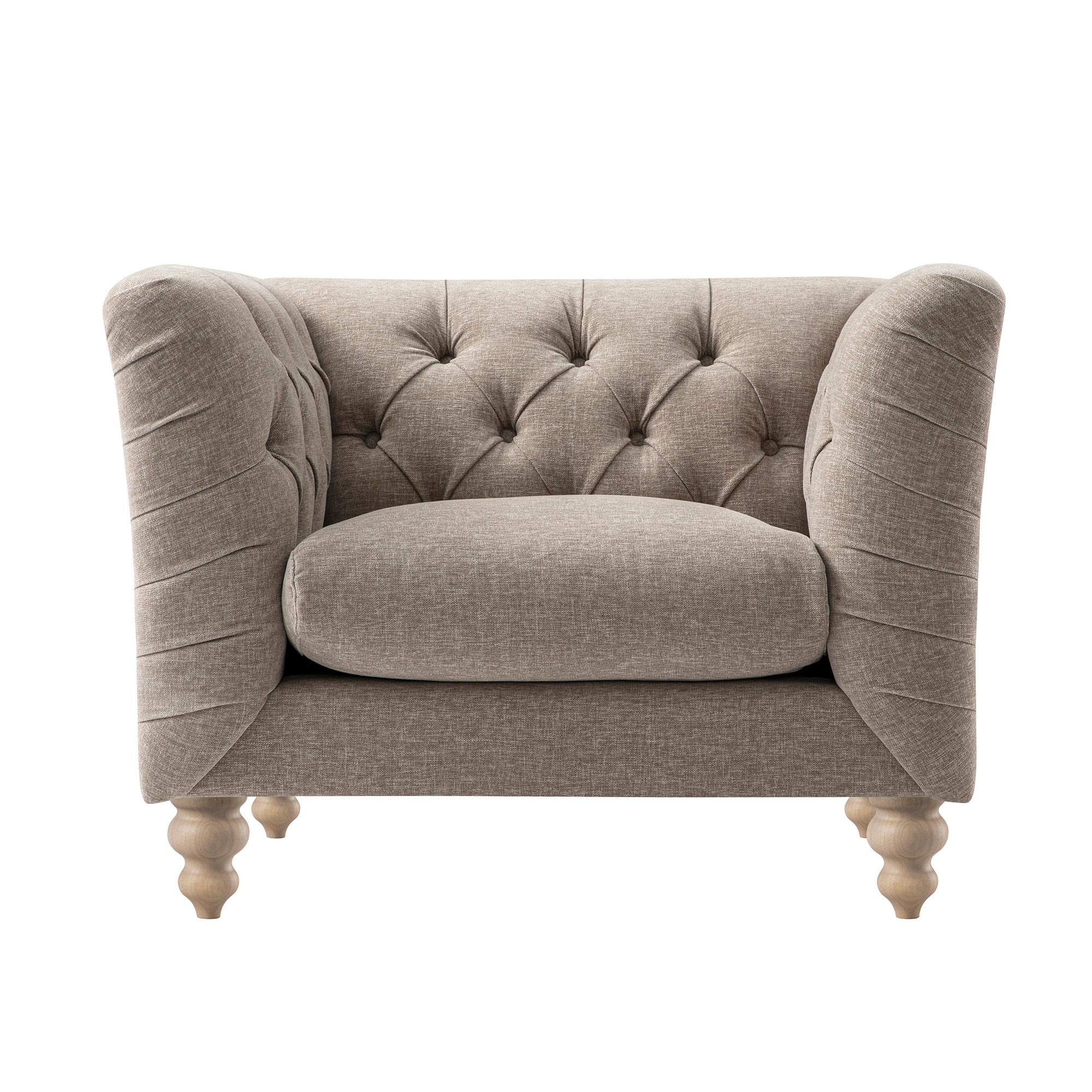ashby chesterfield armchair, taupe chenille ashby chesterfield armchair, taupe chenille